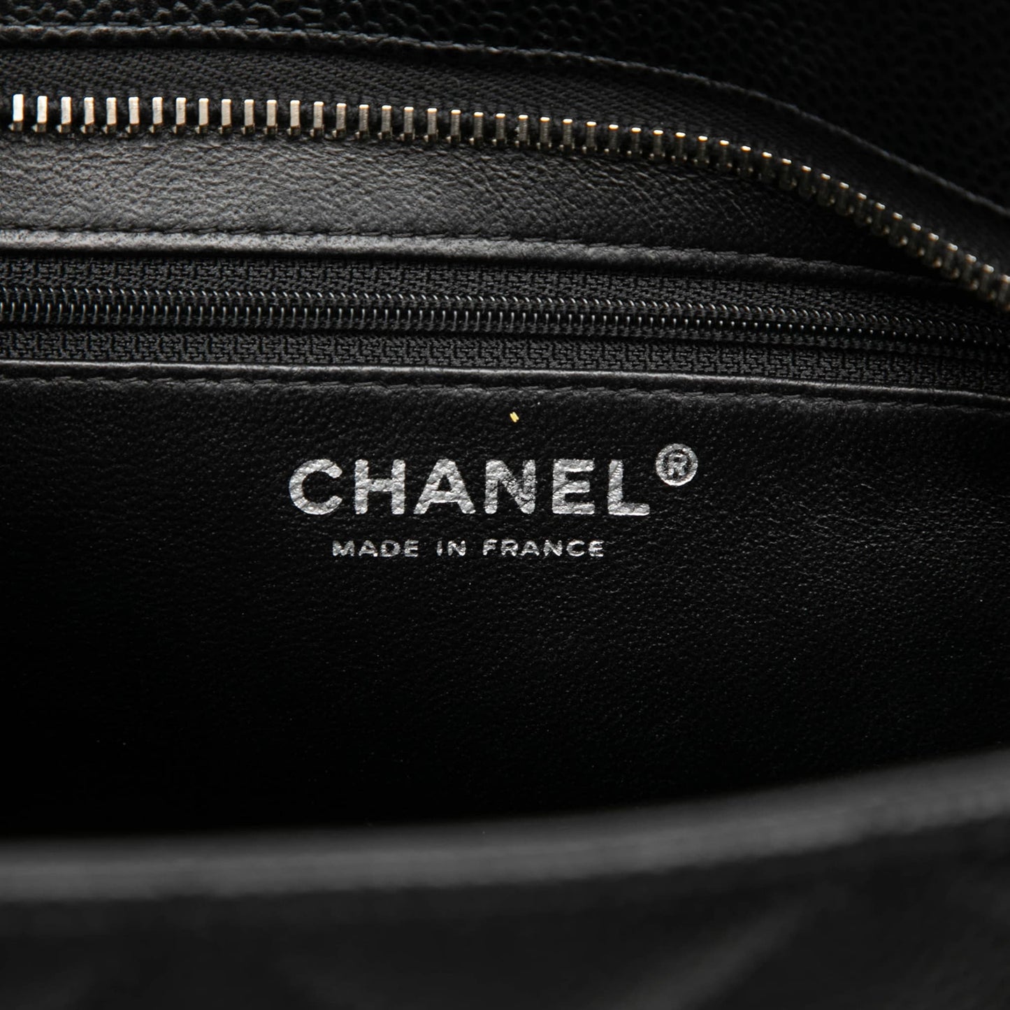 322606095 Chanel Caviar Medallion Tote Black 5