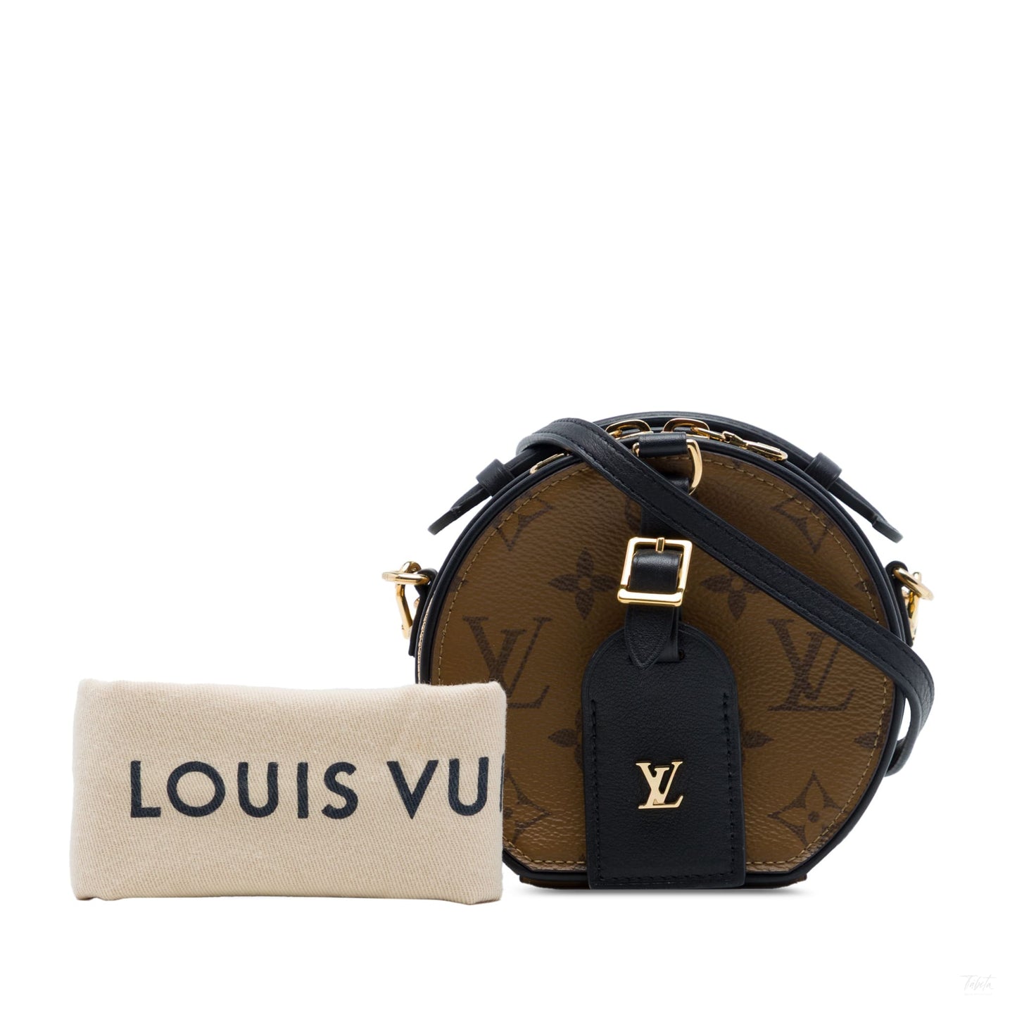322606096 Louis Vuitton Monogram Reverse Mini Boite Chapeau Brown 7