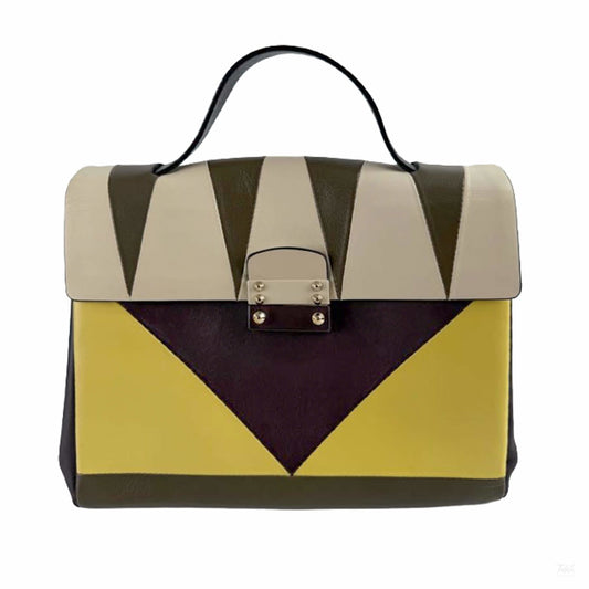 322608084 Valentino Garavani Mime Leather Top handle Handbag Multicolor (2)