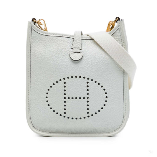 322609007 Evelyne 16 TPM Clemence Leather Hobo Crossbody Blue 1