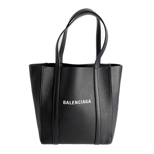 Second hand Balenciaga Everyday XXS Leather Tote Crossbody Black - Tabita Bags