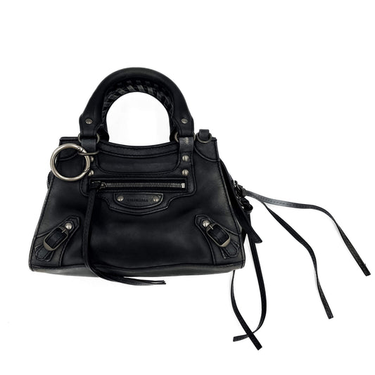 Second hand Balenciaga Neo Classic XS Leather 2-Ways Frame Bag Bicolor - Tabita Bags
