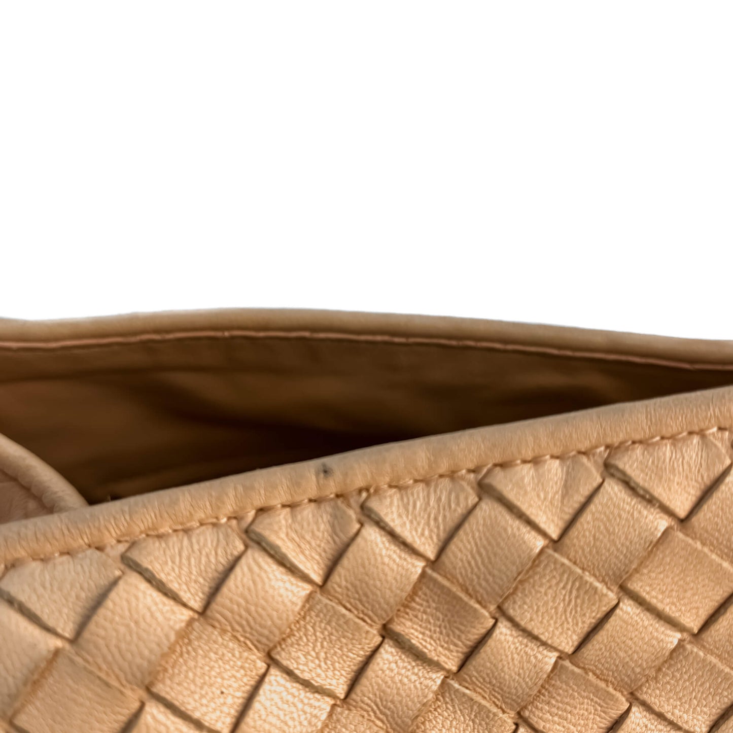 Second hand Bottega Veneta Parachute Leather Tote Handbag Sand - Tabita Bags