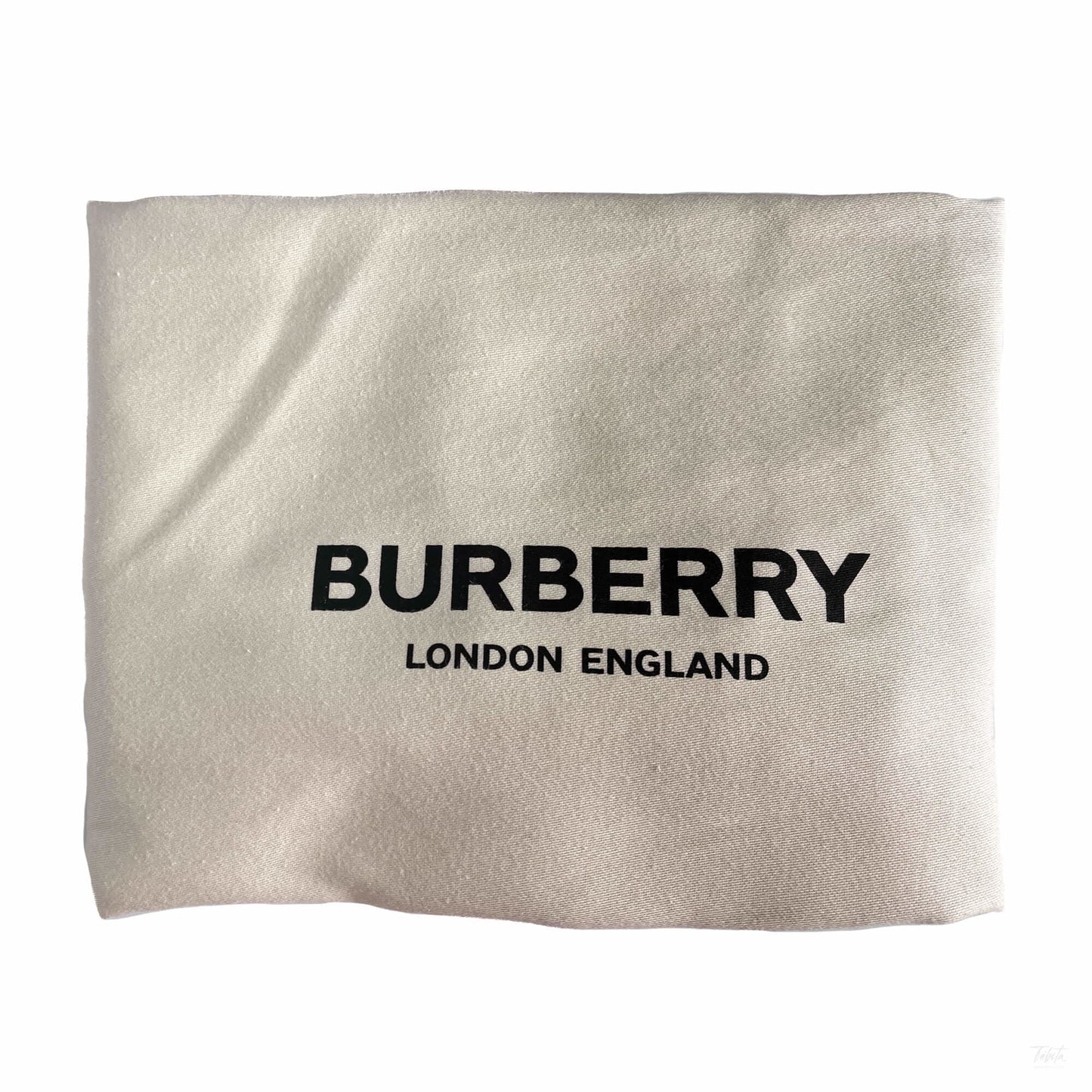 Second hand Burberry Banner Medium Leather Check Tote Handbag Archive Beige Check - Tabita Bags