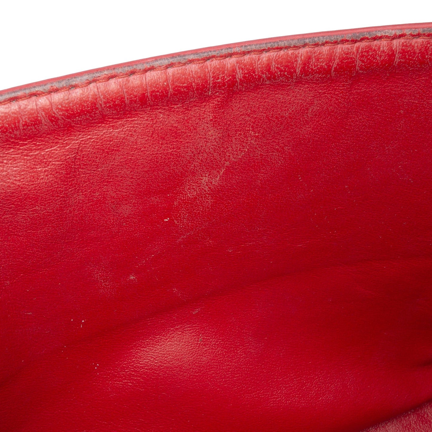 Second hand Chanel 2.55 Reissue Maxi Lambskin Leather Matelassè Flap Shoulder Bag Red - Tabita Bags