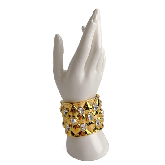 Second hand Chanel Gladiator Metal Bracelet Gold - Tabita Bags