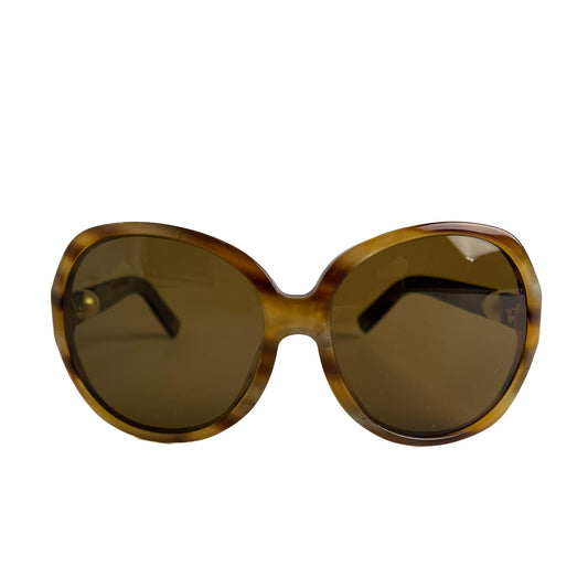 Second hand Chanel Pearl Shades Acetate Oversizes Sunglasses Multicolor - Tabita Bags