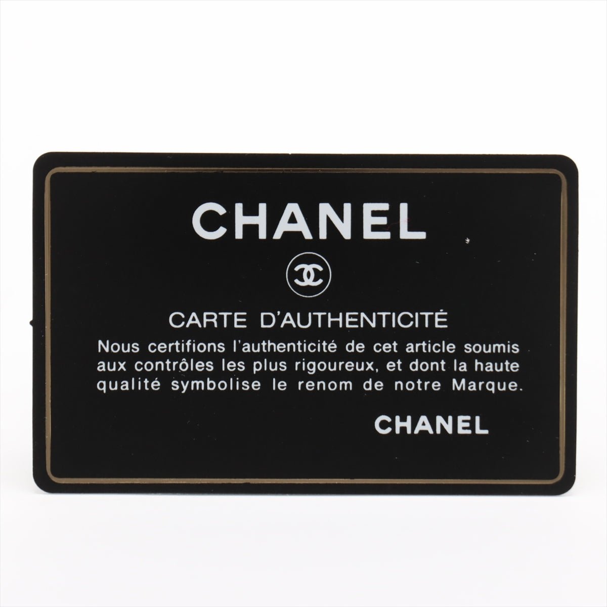 Second hand Chanel Vanity Case Small Lambskin Leather Quilted with Chain Handbag Black - Tabita Bags