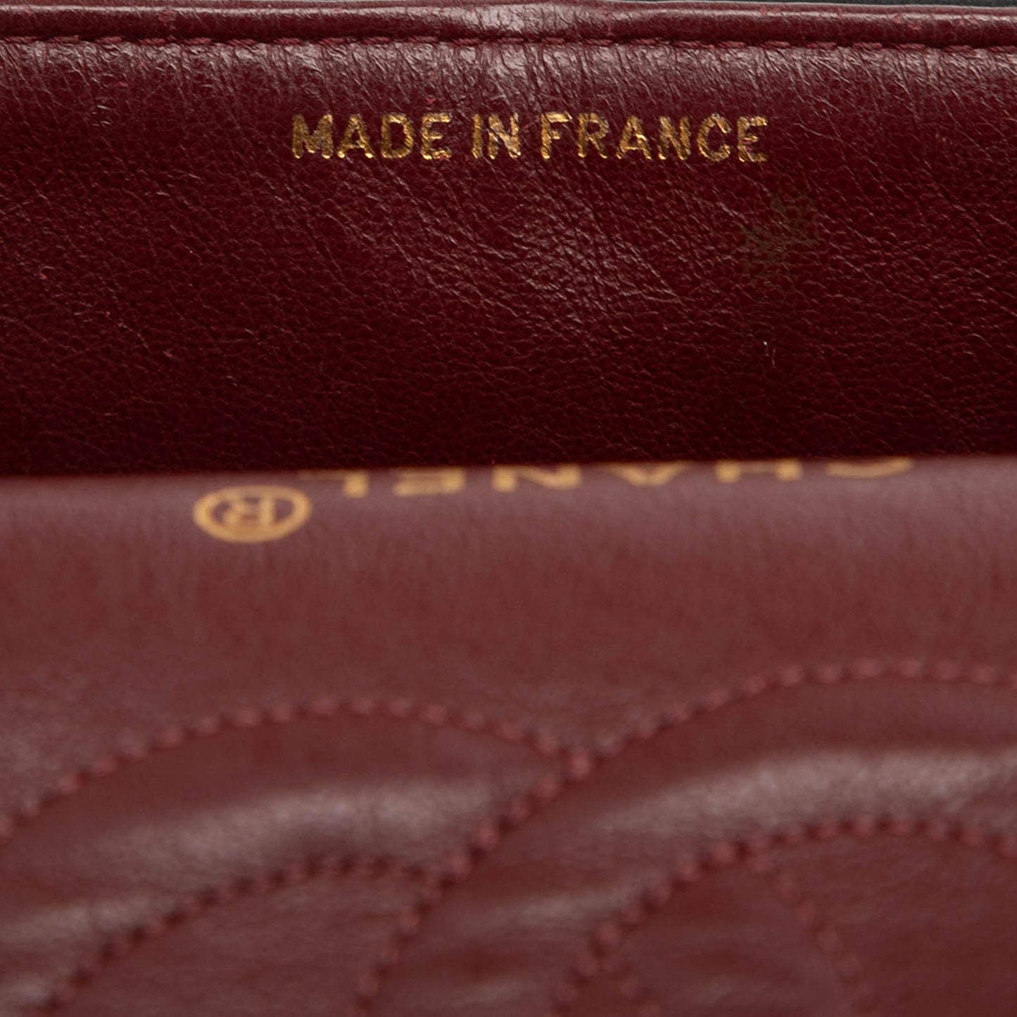 Second hand Chanel Vintage Classic Double Flap Medium Lambskin Leather Matelassè Shoulder Bag Black - Tabita Bags