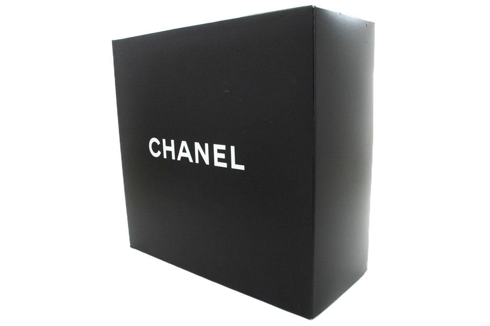 Second hand Chanel Vintage Classic Double Flap Square Lambskin Leather Matelassè Shoulder Bag Black - Tabita Bags