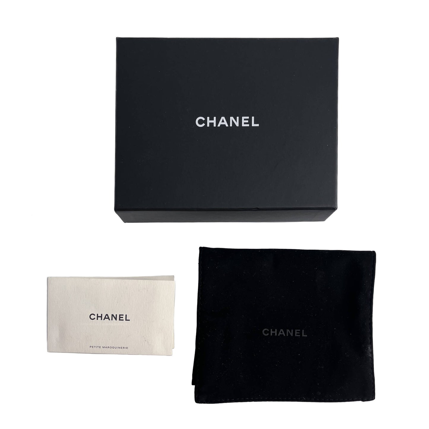 Second hand Chanel Zip Coin Purse Caviar Leather Black - Tabita Bags