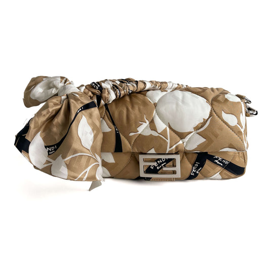 Second hand Fendi Baguette Medium FF Tridimensional Leather 2 - Ways Bag - Tabita Bags