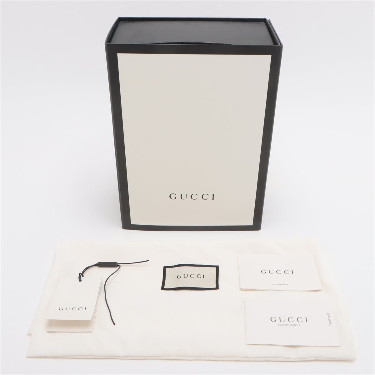 Second hand Gucci GG Marmont Small Chevron Leather Flap Bag Black - Tabita Bags