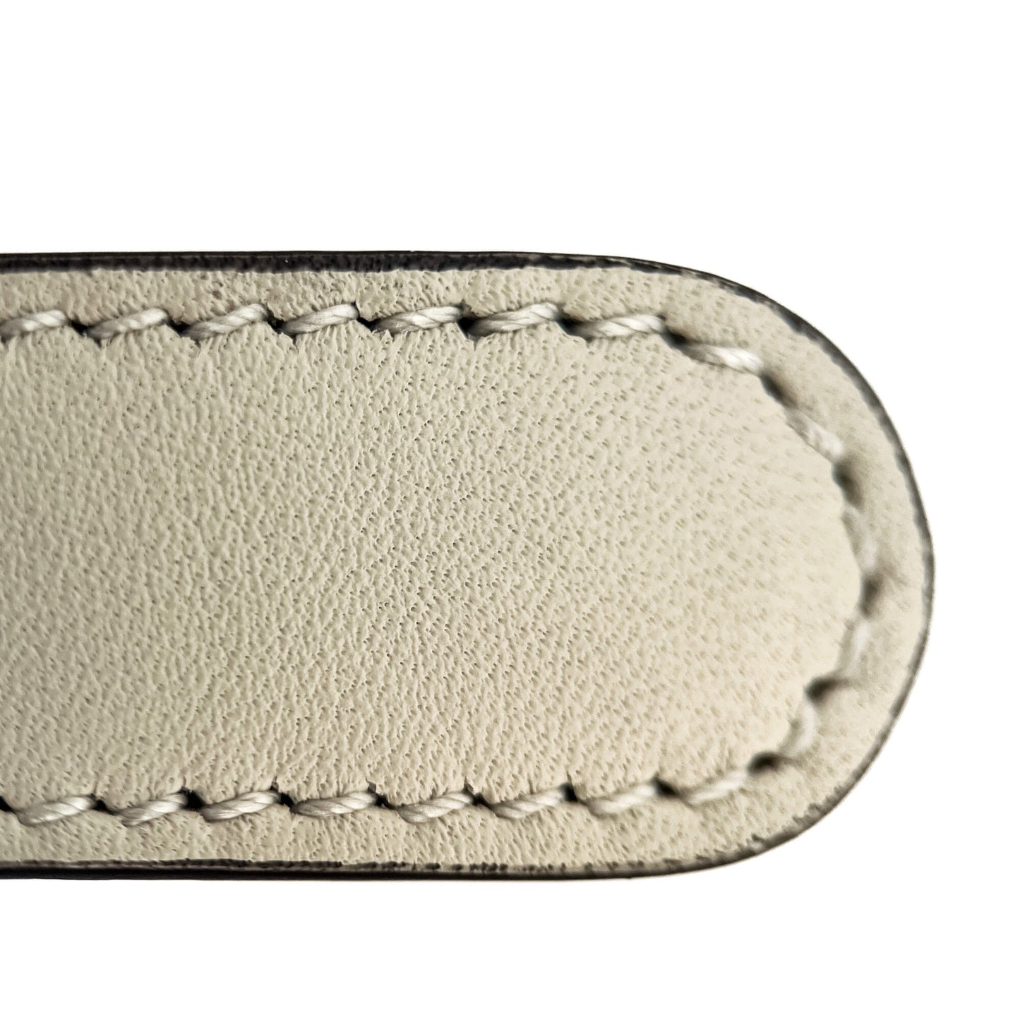 Second hand Gucci Queen Margaret Leather Thin Belt 85/34 Off - White - Tabita Bags