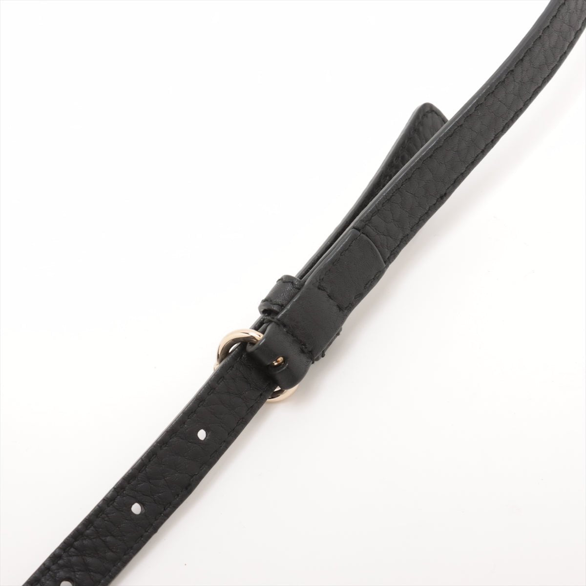 Second hand Gucci Soho Leather Zipper Closure Tote Shoulder Bag Black - Tabita Bags