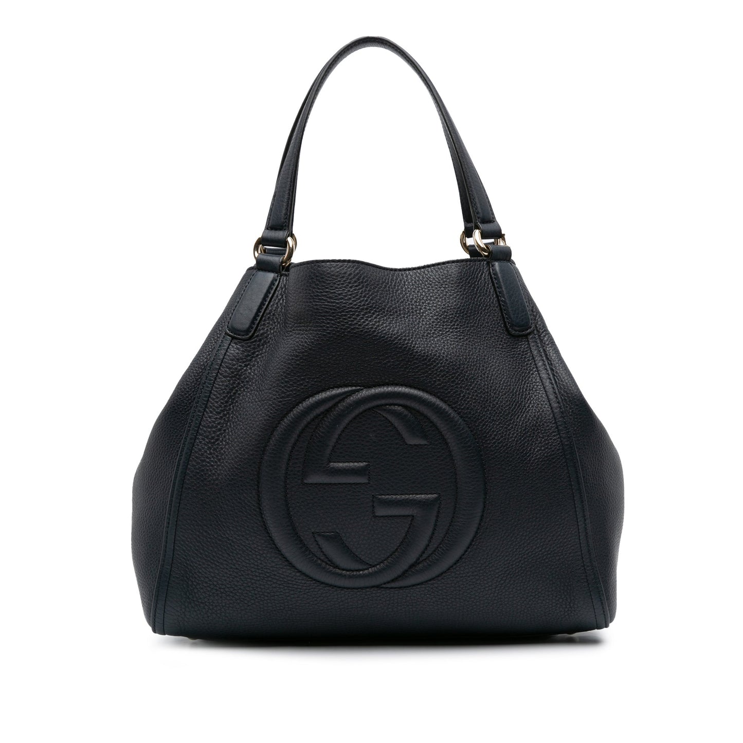 Second hand Gucci Soho Medium Leather Hobo Shoulder Bag Black - Tabita Bags