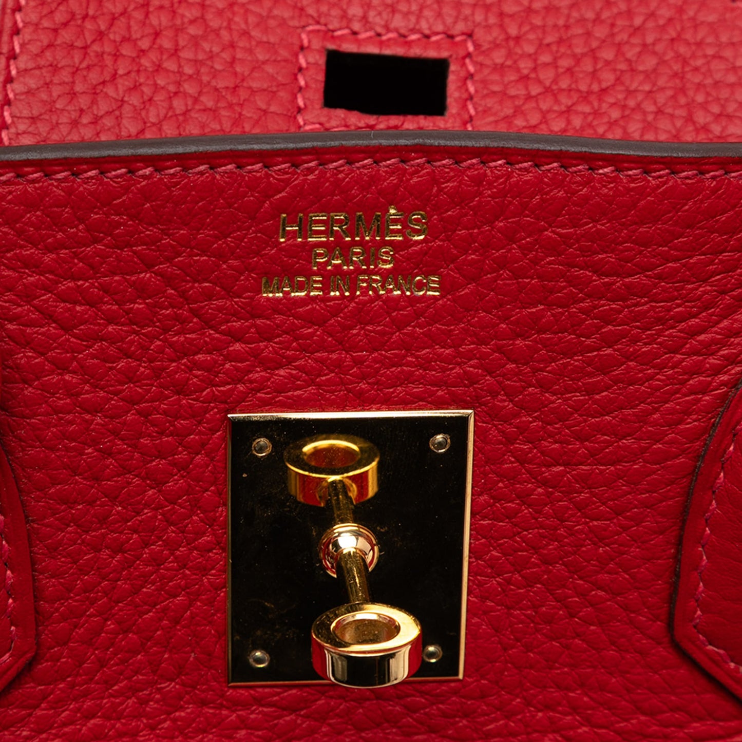 Second hand Hermes Birkin 35 Togo Leather Top - Handle Bag Rouge Vif - Tabita Bags