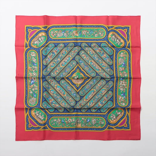 Second hand Hermes Foulard 90 Silk Qalamdan Karamdan Multicolor - Tabita Bags