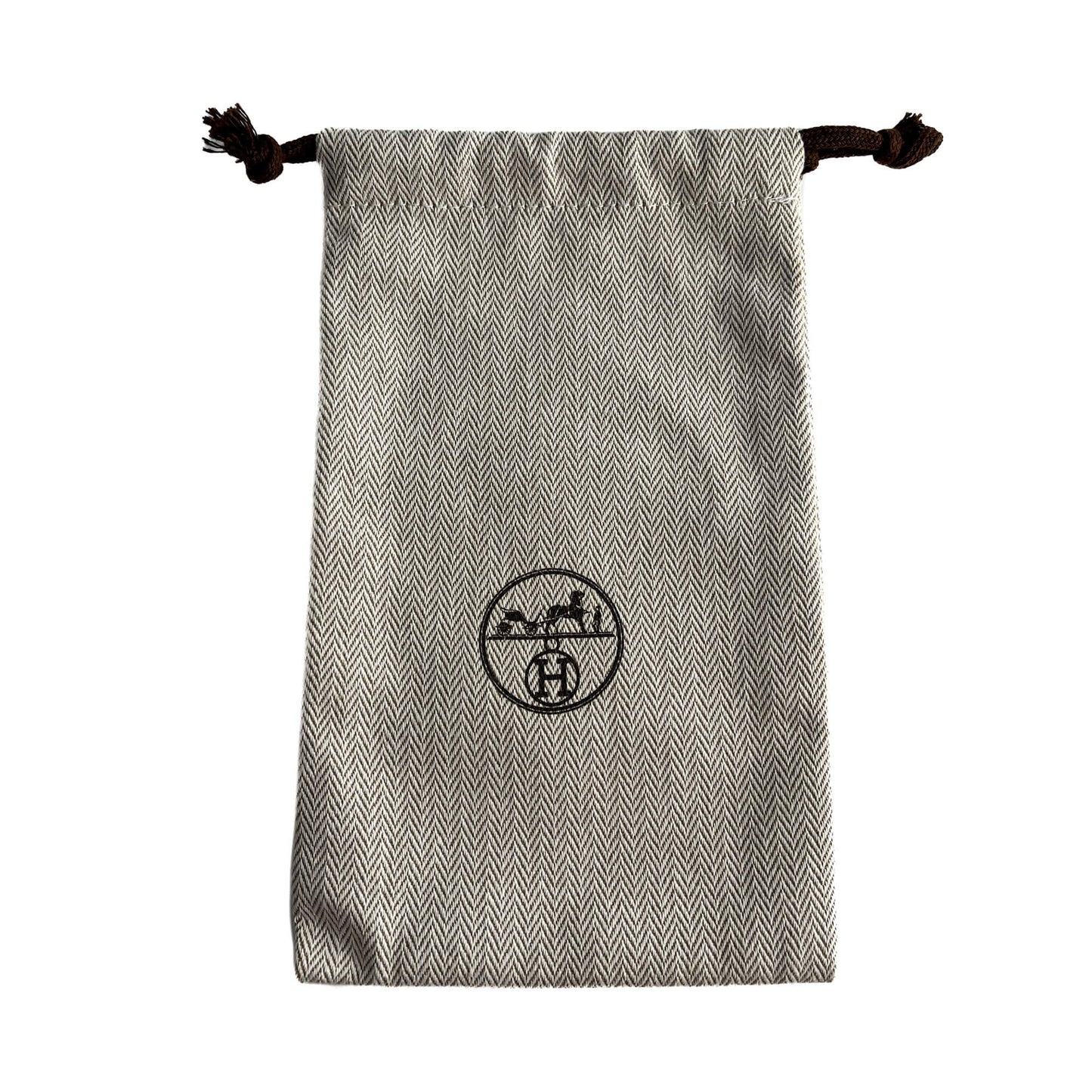 Second hand Hermes Gamma Leather Reversible Thin Belt 80 Etoupe - Tabita Bags