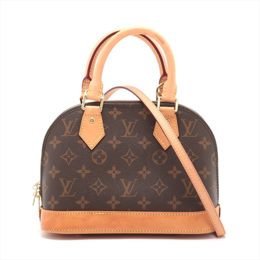 Second hand Louis Vuitton Alma BB Canvas 2 - Ways Top - handle Bag Monogram - Tabita Bags