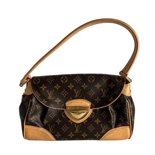 Second hand Louis Vuitton Beverly MM Canvas Flap Shoulder Bag Monogram - Tabita Bags