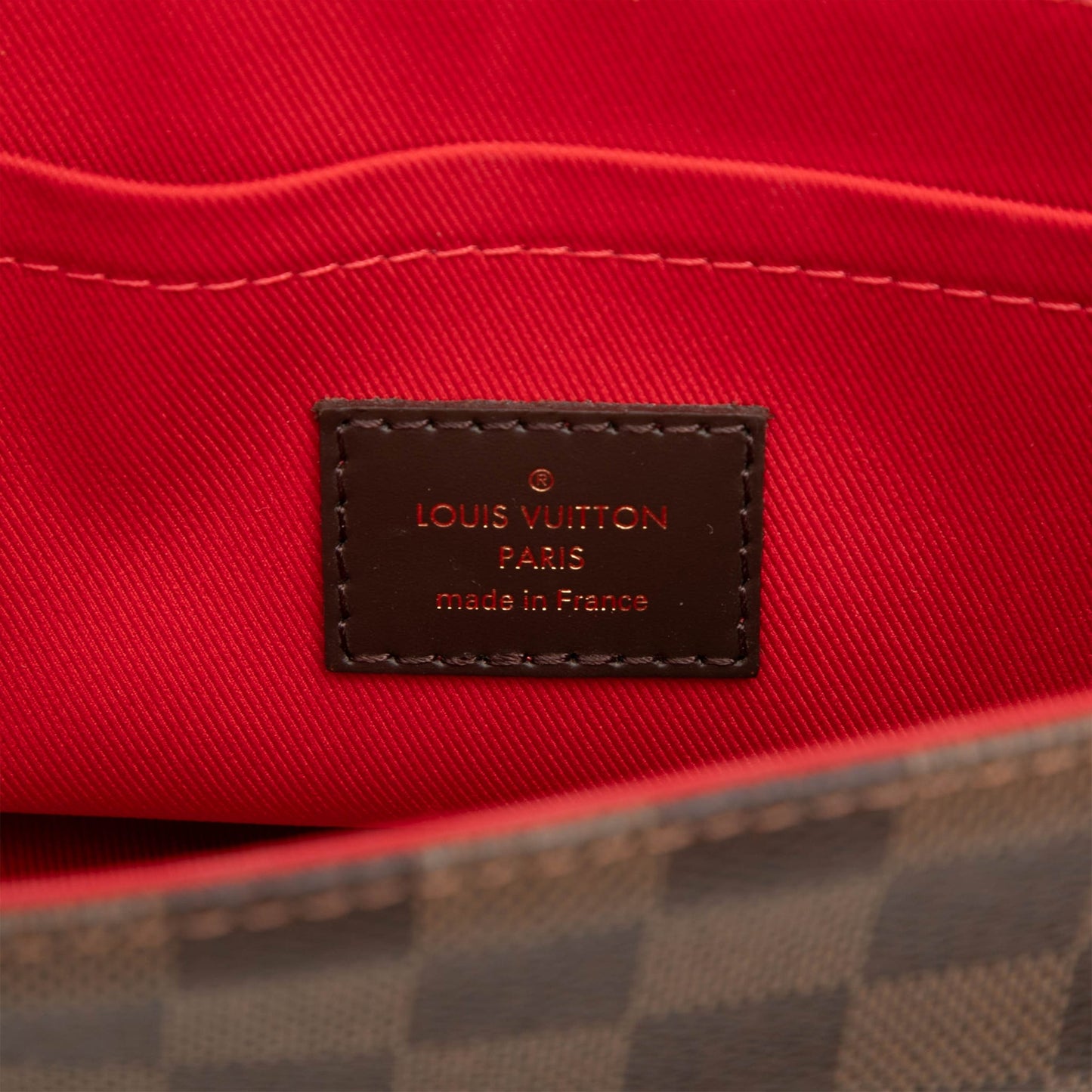 Second hand Louis Vuitton Croisette Canvas Top-handle Crossbody Damier Ebene - Tabita Bags