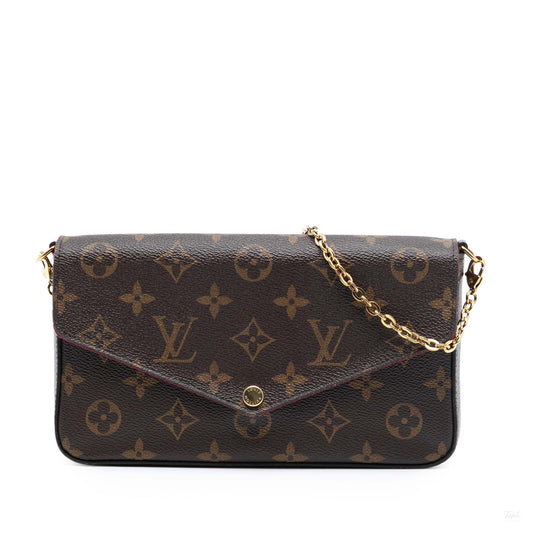 Second hand Louis Vuitton Felicie Canvas Pouch Clutch Monogram - Tabita Bags