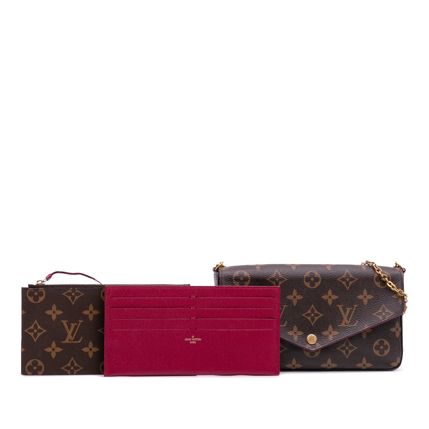 Second hand Louis Vuitton Felicie Canvas Pouch Clutch Monogram - Tabita Bags