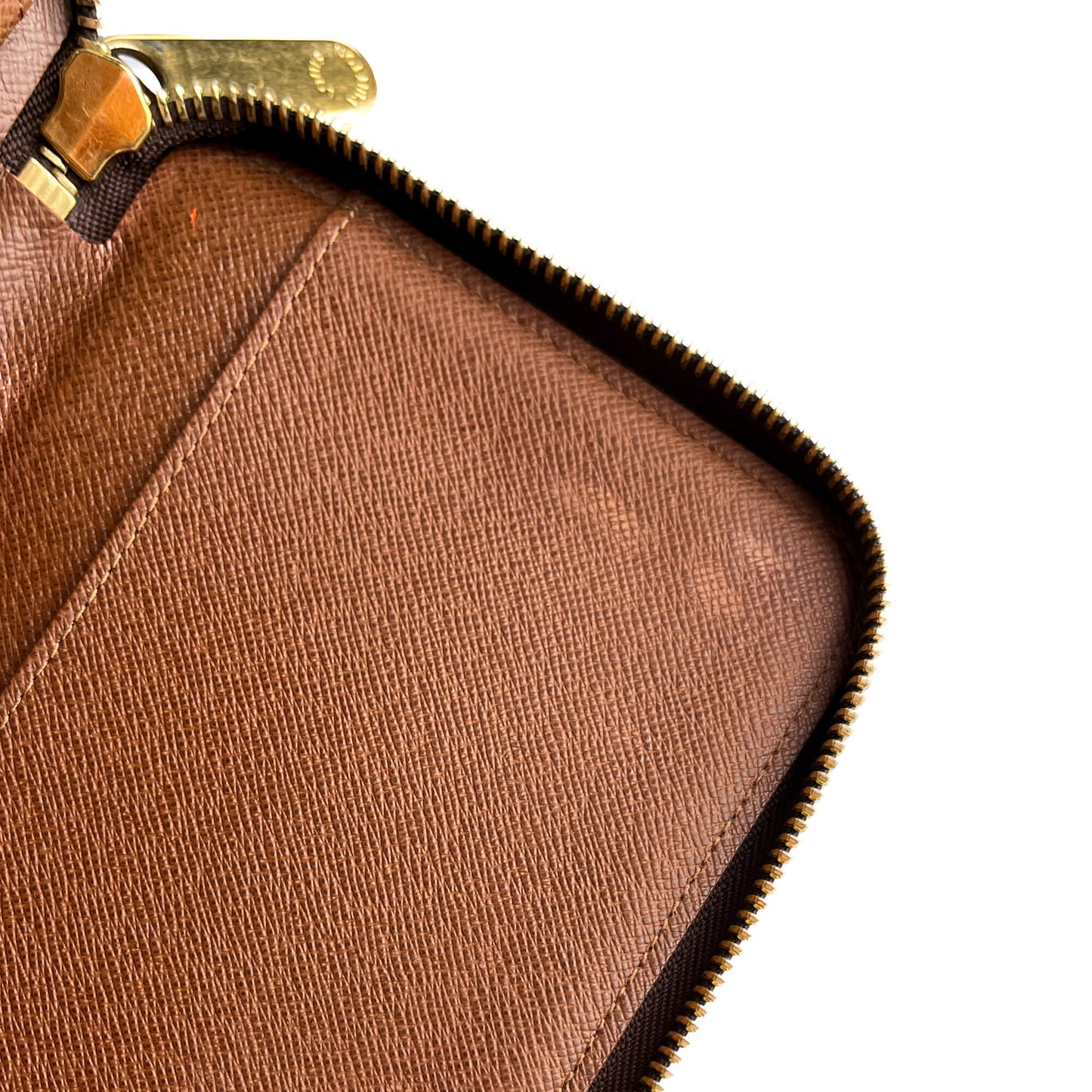 Second hand Louis Vuitton Insolite Long Canvas Flap Wallet Brown - Tabita Bags