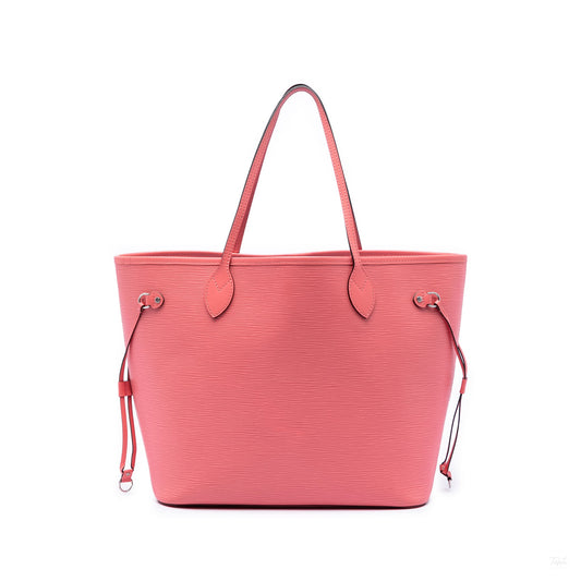 Second hand Louis Vuitton Neverfull Epi Leather Shopper Shoulder Bag Pink - Tabita Bags