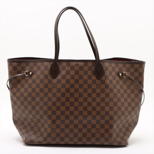 Second hand Louis Vuitton Neverfull GM Canvas Shopper Shoulder Bag Damier Ebene - Tabita Bags