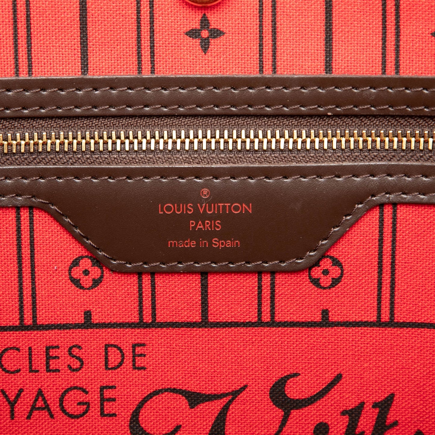 Second hand Louis Vuitton Neverfull MM Canvas Pre - 2013 Shopper Shoulder Bag Damier Ebene - Tabita Bags
