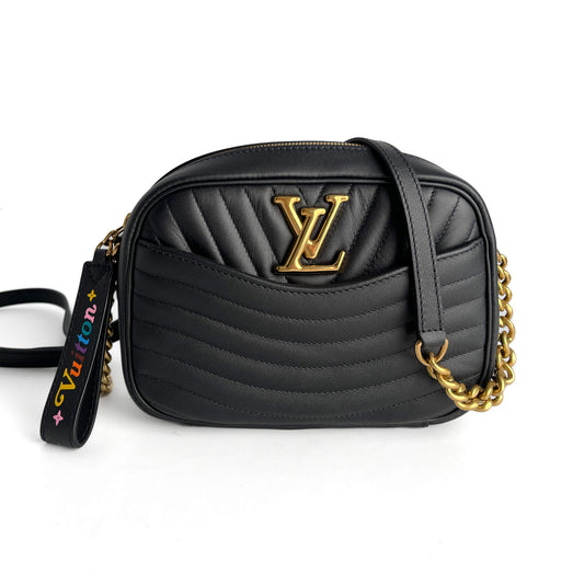 Second hand Louis Vuitton New Wave PM Leather Camera Crossbody - Tabita Bags