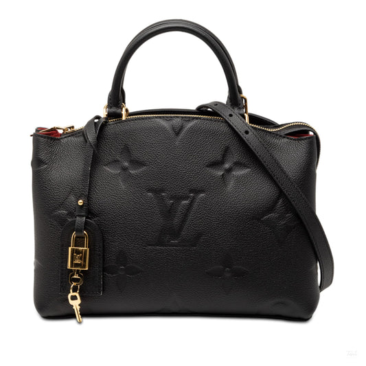 Second hand Louis Vuitton Petit Palais Leather Empreinte Tote Handbag Monogram Empreinte - Tabita Bags