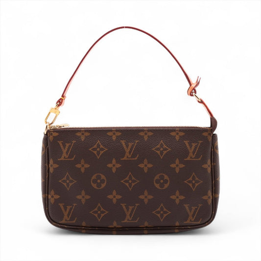 Second hand Louis Vuitton Pochette Canvas Pouch Clutch Monogram - Tabita Bags