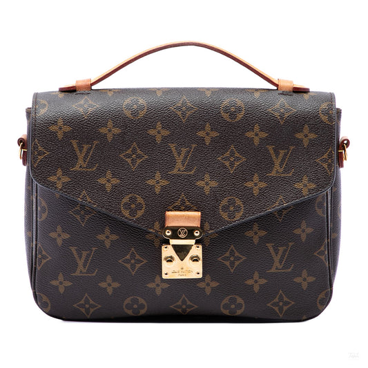 Second hand Louis Vuitton Pochette Metis Canvas Flap Crossbody Monogram - Tabita Bags