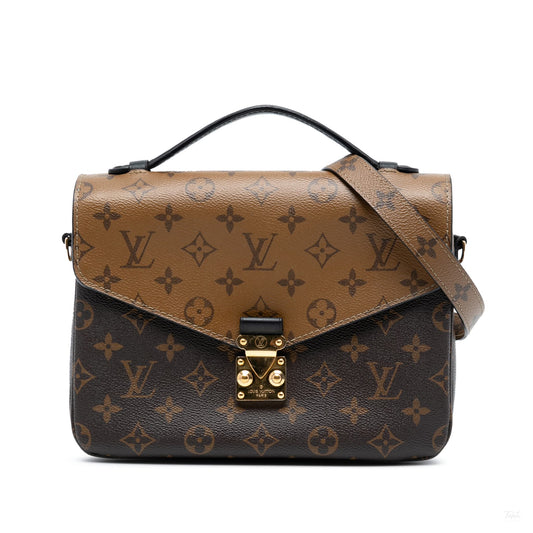 Second hand Louis Vuitton Pochette Métis Canvas Flap Crossbody Monogram Reverse - Tabita Bags