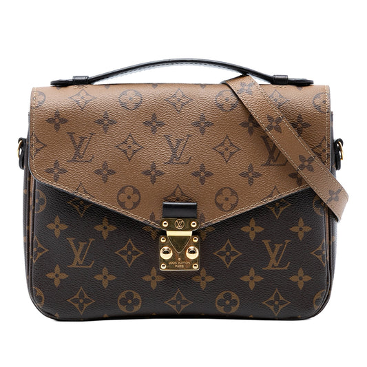 Second hand Louis Vuitton Pochette Métis Canvas Flap Crossbody Monogram Reverse - Tabita Bags