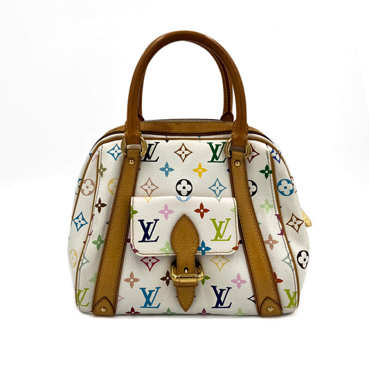 Second hand Louis Vuitton Priscilla Murakami Multicolor Canvas Top-handle Bag Monogram - Tabita Bags