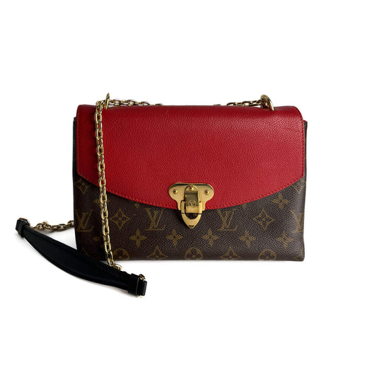 Second hand Louis Vuitton Saint Placide Leather Flap Crossbody Monogram - Tabita Bags