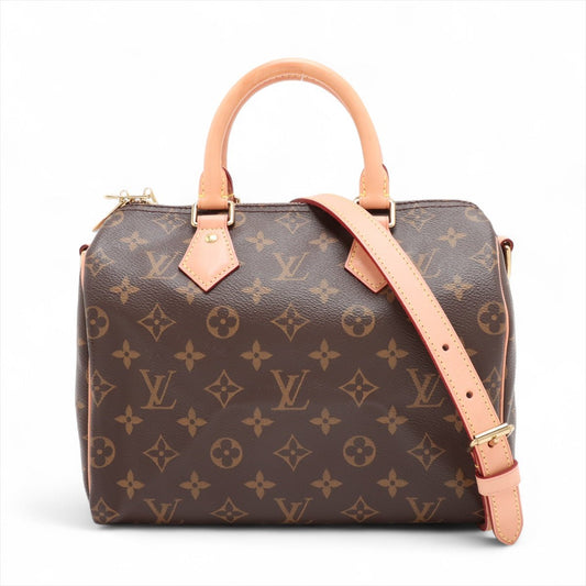 Second hand Louis Vuitton Speedy 25 Canvas Bandoulière Trunk Handbag Monogram - Tabita Bags