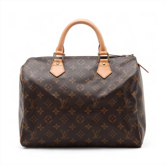 Second hand Louis Vuitton Speedy 30 Canvas Vintage Trunk Handbag Monogram - Tabita Bags