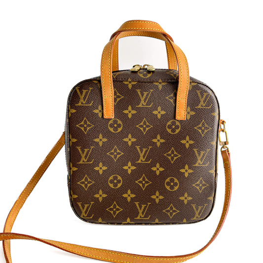 Second hand Louis Vuitton Spontini PM Canvas Satchel Handbag Monogram - Tabita Bags