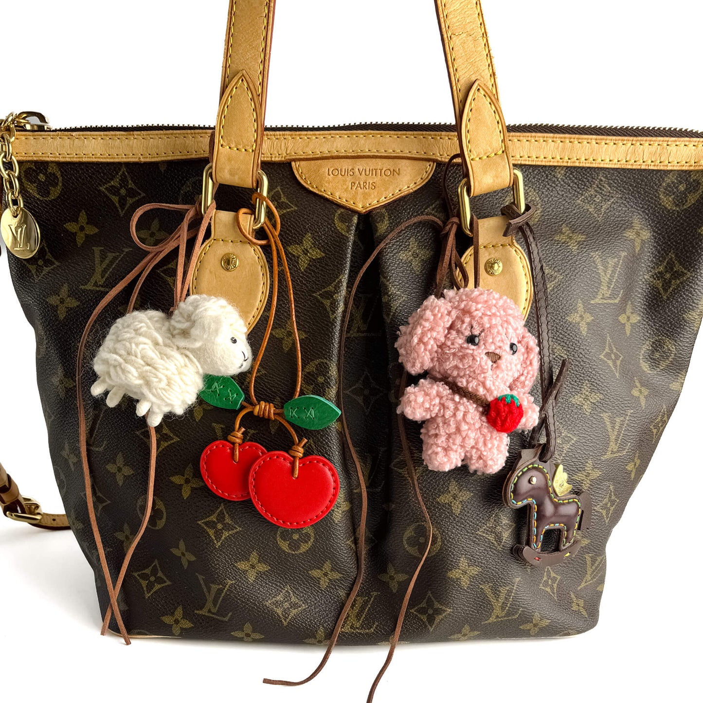 Second hand Tabita Bags with Love Charm Leather Cherries Red - Tabita Bags