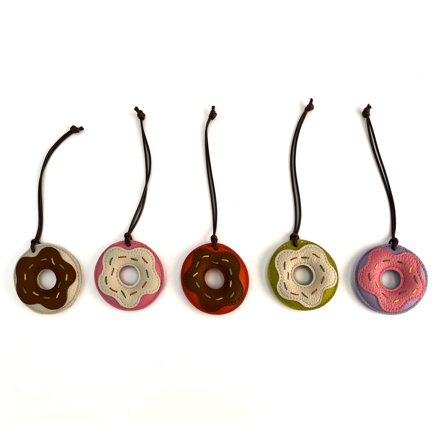 Second hand Tabita Bags with Love Charm Leather Donut Multicolor - Tabita Bags