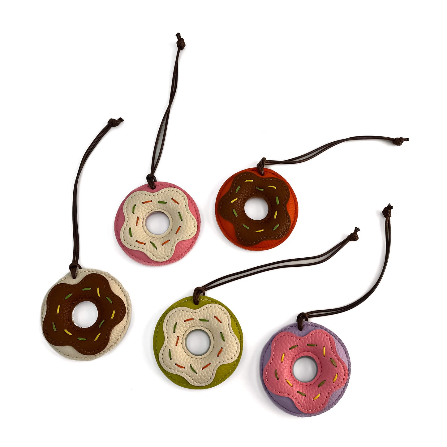 Second hand Tabita Bags with Love Charm Leather Donut Multicolor - Tabita Bags