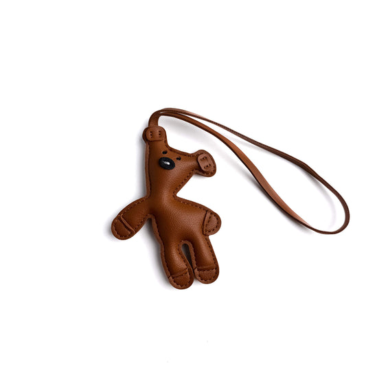 Second hand Tabita Bags with Love Charm PU Leather Bear Brown - Tabita Bags