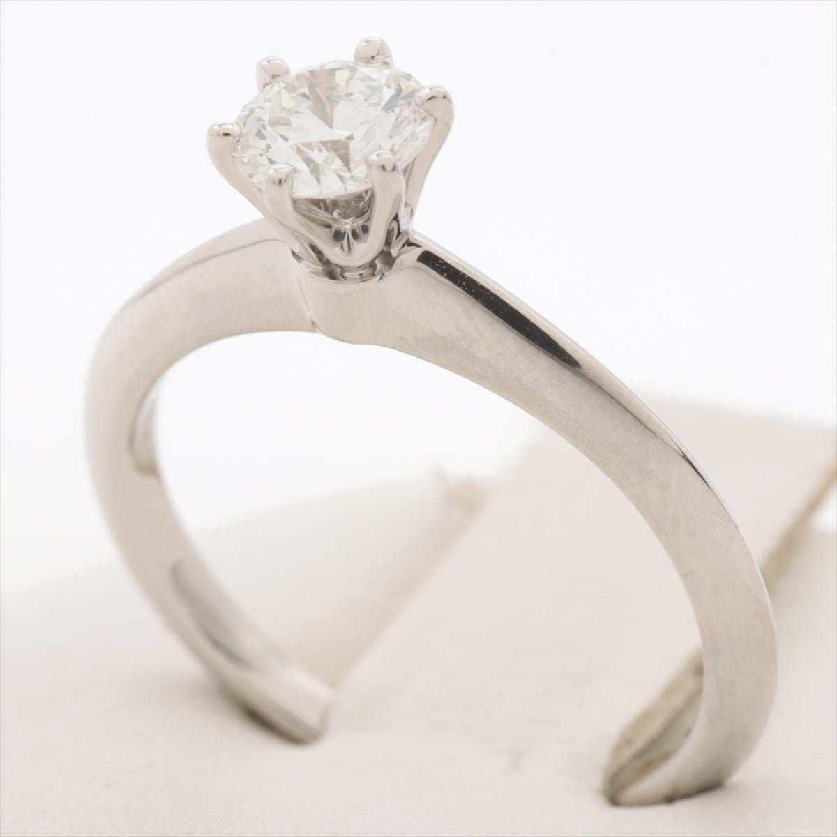 De Fiançailles Solitaire Bague Tiffany Bague Solitaire En Platine