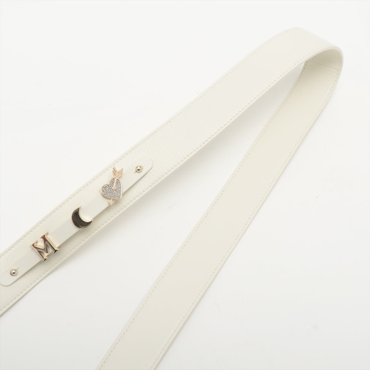 Second hand Dior Small Lady Dior My ABCDior Bag Leather 2-way Off White - Tabita Bags