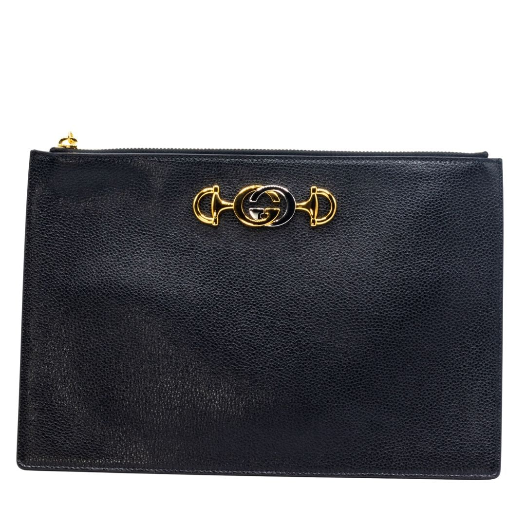 Pochette gucci hot sale nera pelle